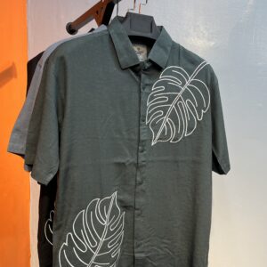 Embroidery Drop Sholder Shirt