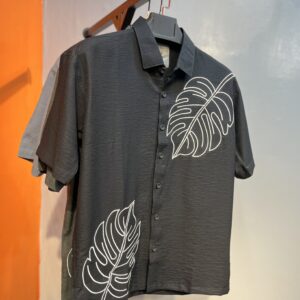 Embroidery Drop Sholder Shirt