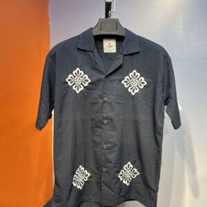 Embroidery Drop Sholder Shirt