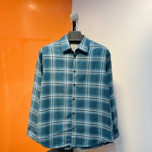 Full Sleeve Pocket less Check Shirt