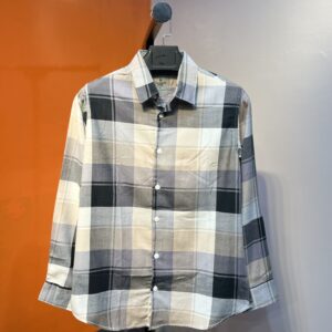 Full Sleeve Pocket less Check Shirt