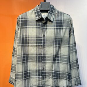 Full Sleeve Pocket less Check Shirt