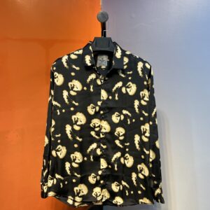 Full Sleeve Party Silk Print Shirt