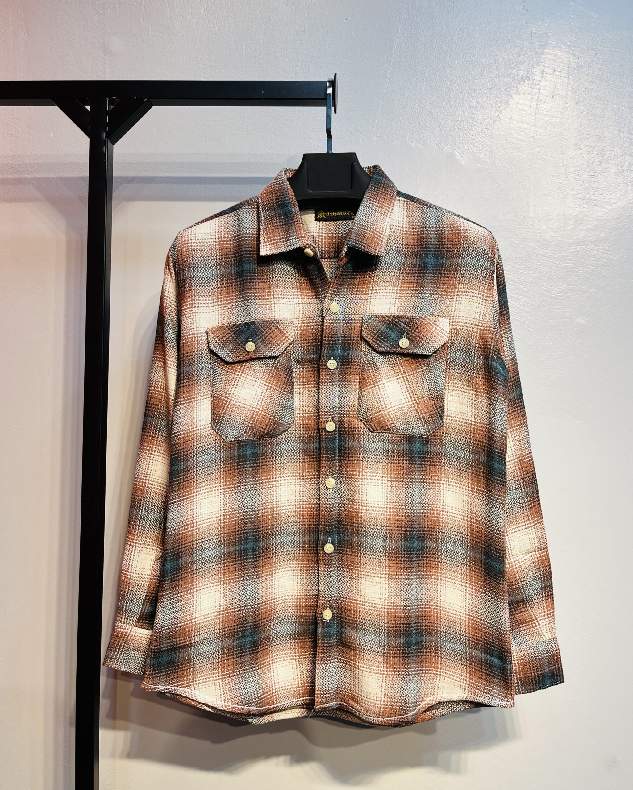 Full Sleeve Dobule Pocket Check Shirt