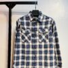 Full Sleeve Dobule Pocket Check Shirt