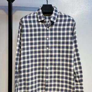 Full Sleeve Pocket Less Check Shirt