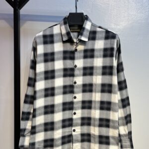 Full Sleeve Pocket Less Check Shirt