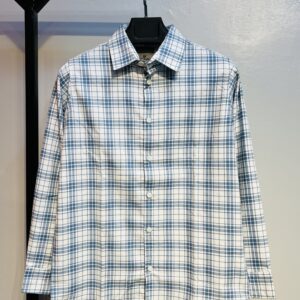 Full Sleeve Pocket Less Check Shirt