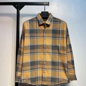 Full Sleeve Pocket Less Check Shirt
