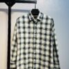 Full Sleeve Pocket Less Check Shirt