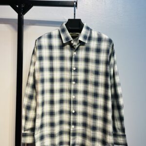 Full Sleeve Pocket Less Check Shirt