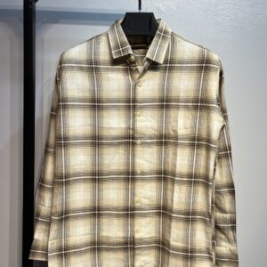 Full Sleeve Pocket Less Check Shirt