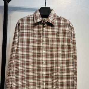 Full Sleeve Pocket Less Check Shirt