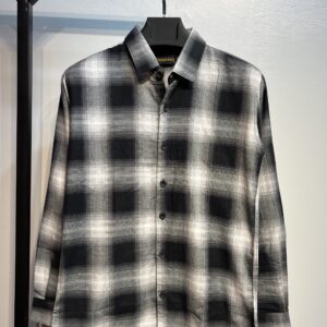 Full Sleeve Pocket Less Check Shirt