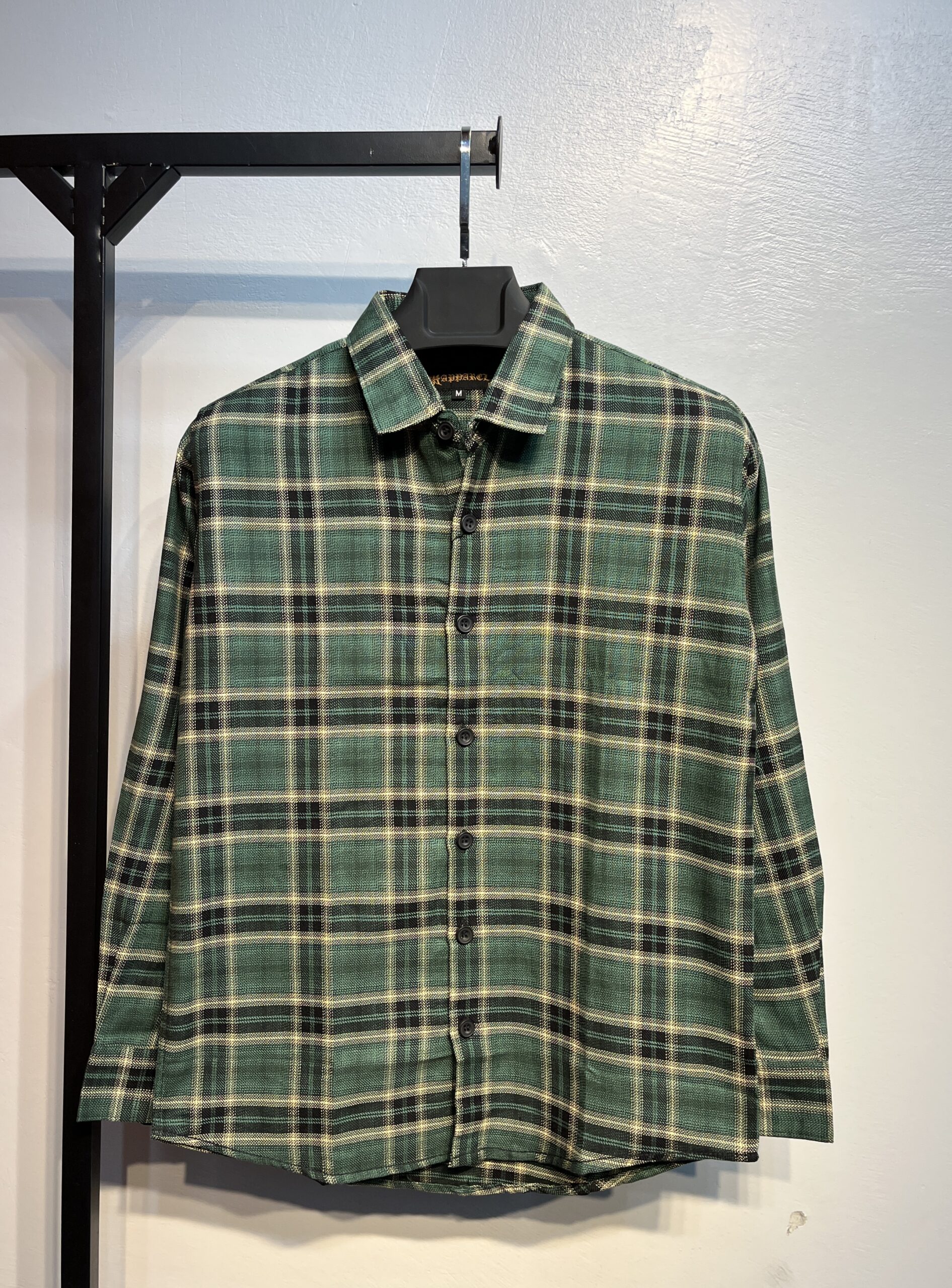 Full Sleeve Pocket Less Check Shirt