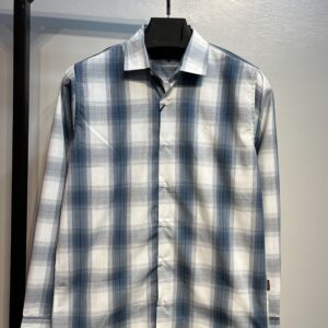 Full Sleeve Pocket Less Check Shirt