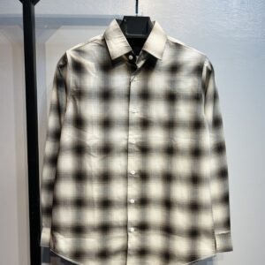 Full Sleeve Pocket Less Check Shirt