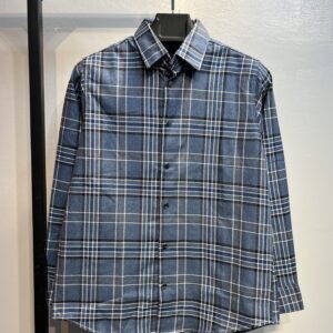 Full Sleeve Pocket Less Check Shirt