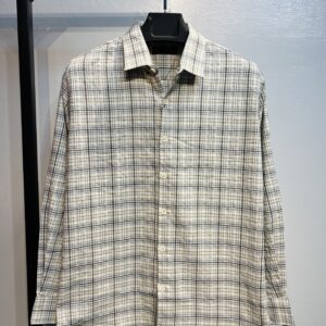 Full Sleeve Pocket Less Check Shirt