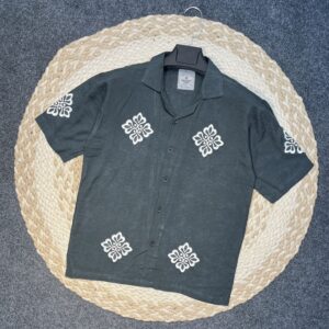 Exclusive Embroidery Drop Shoulder Shirt