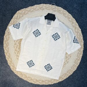 Exclusive Embroidery Drop Shoulder Shirt