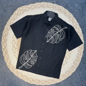 Exclusive Embroidery Drop Shoulder Shirt