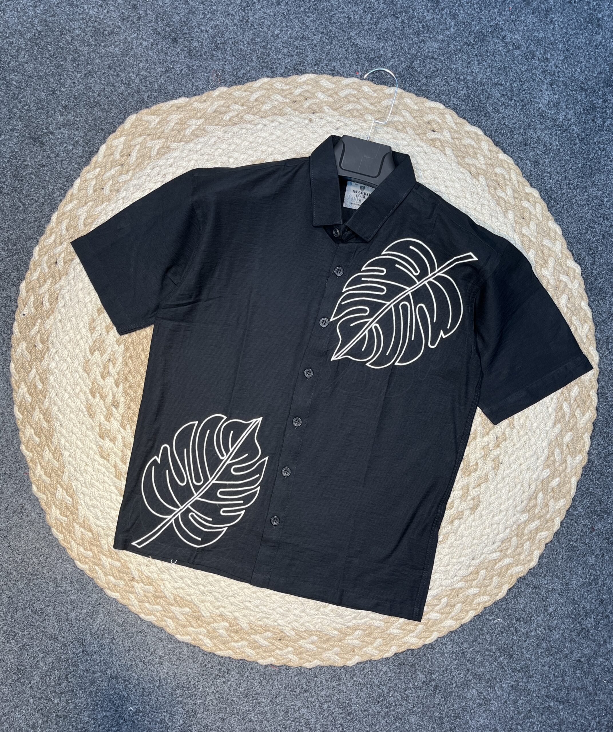 Exclusive Embroidery Drop Shoulder Shirt