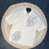 Exclusive Embroidery Drop Shoulder Shirt