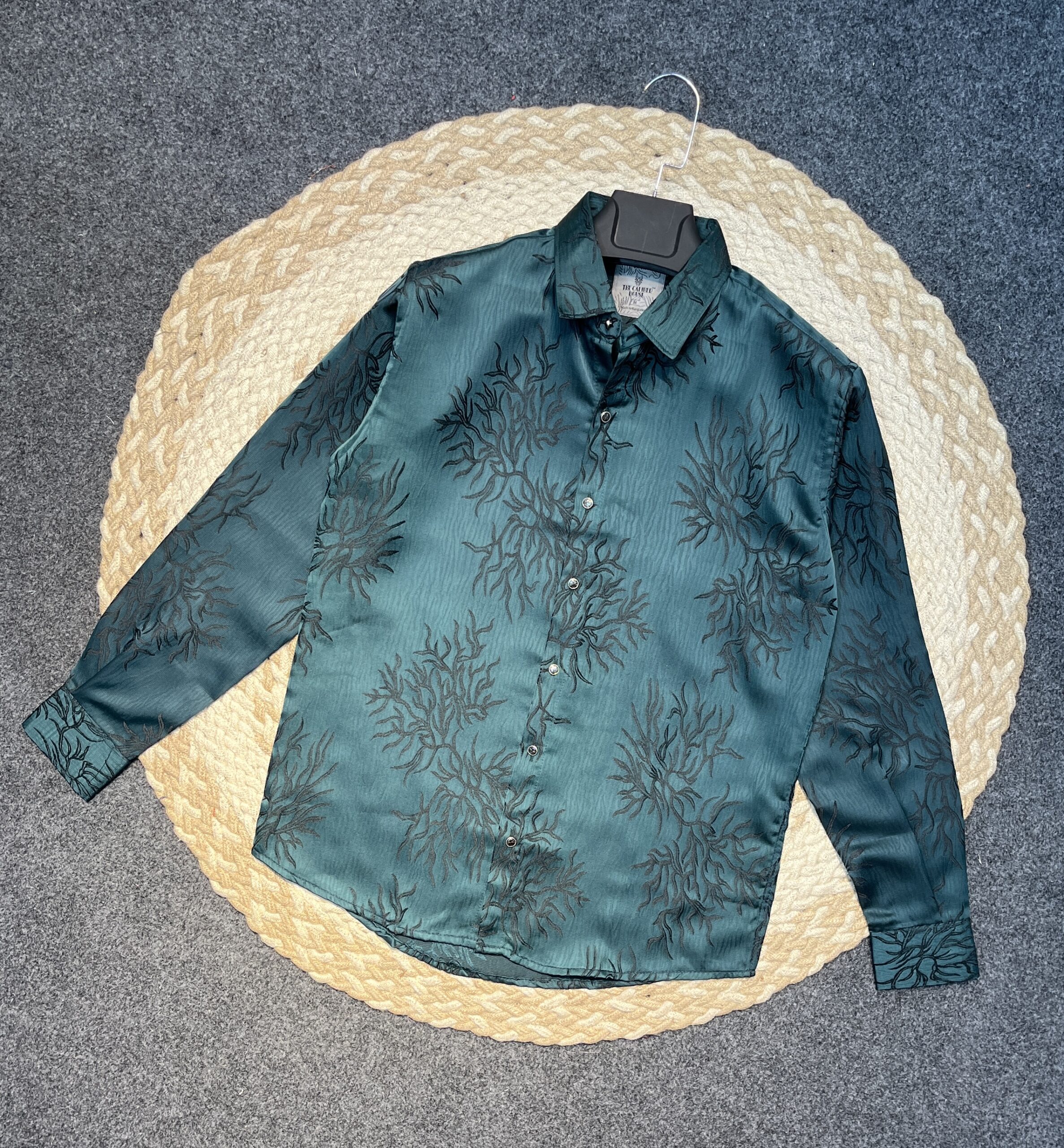 Exclusive Embroidery Luxury Full Sleeve Shirt