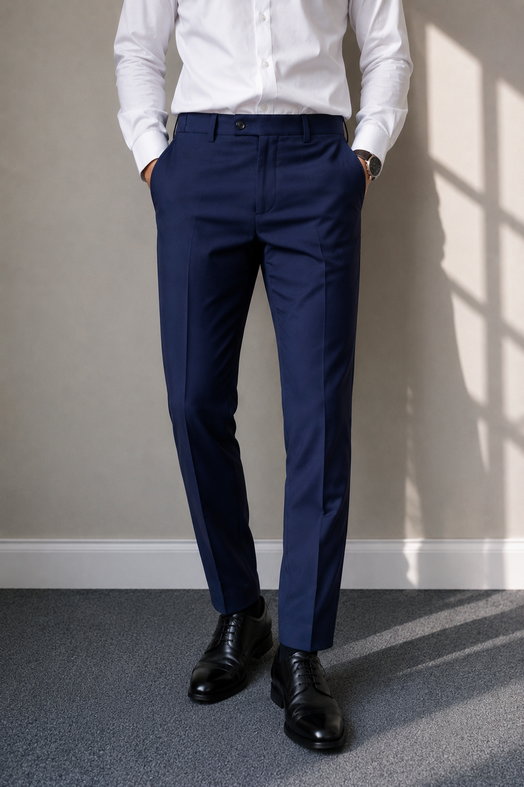 Men’s Formal Pant-Navy Blue