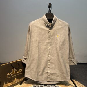 Premium Formal Solid Shirt | Deep Ash