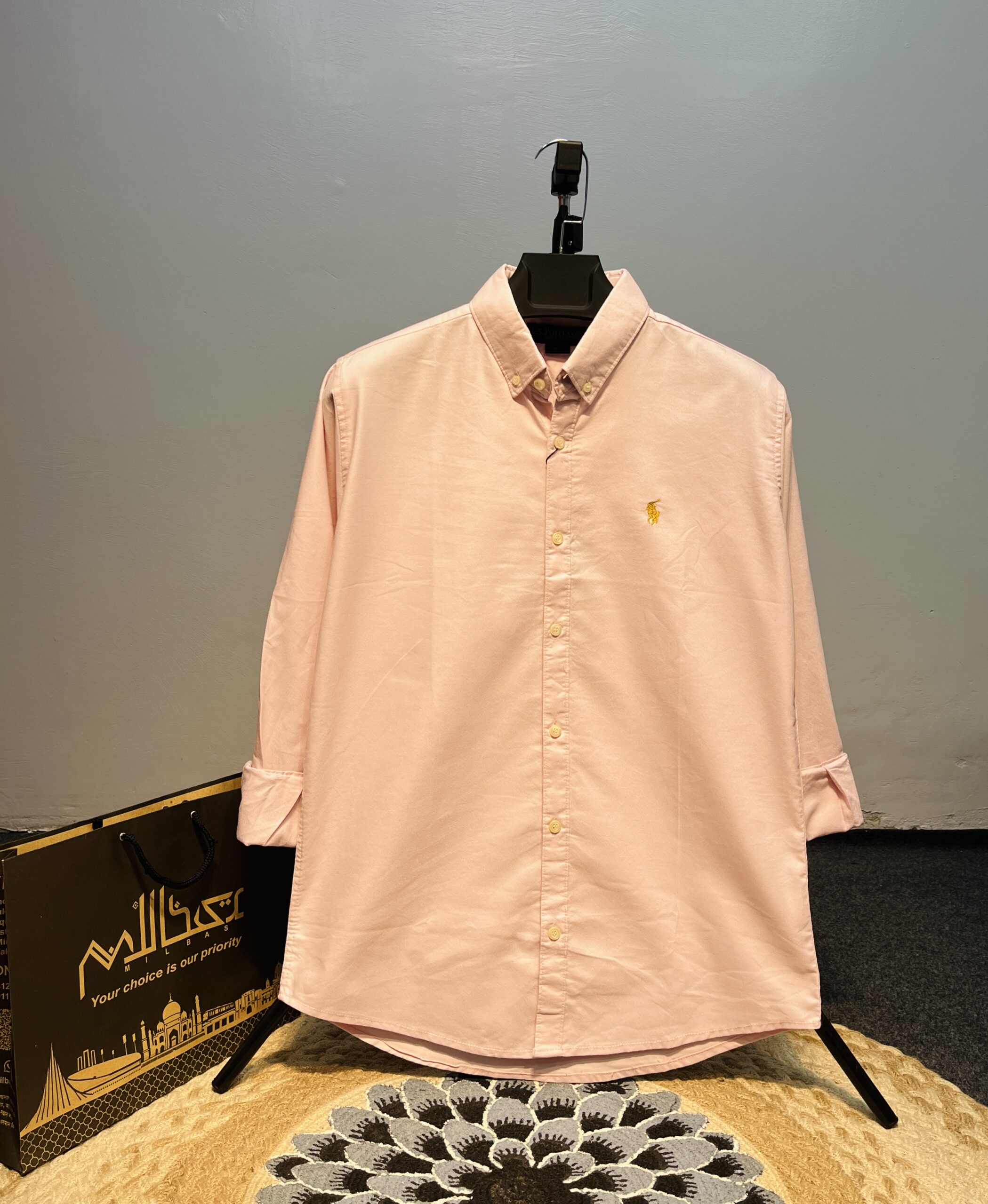 Premium Formal Solid Shirt | Pink
