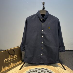 Premium Formal Solid Shirt | Deep Blue