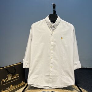 Premium Formal Solid Shirt | white