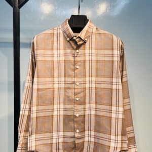 Full Sleeve Pocket Less Check Shirt