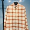 Full Sleeve Pocket Less Check Shirt