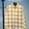 Full Sleeve Pocket Less Check Shirt