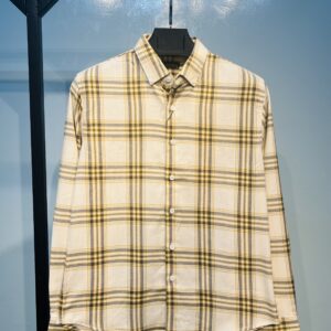 Full Sleeve Pocket Less Check Shirt