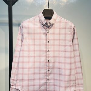 Full Sleeve Pocket Less Check Shirt
