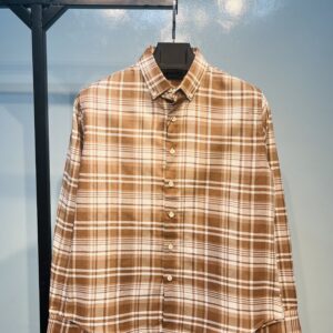 Full Sleeve Pocket Less Check Shirt