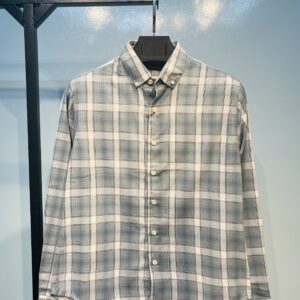 Full Sleeve Pocket Less Check Shirt