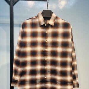 Full Sleeve Pocket Less Check Shirt