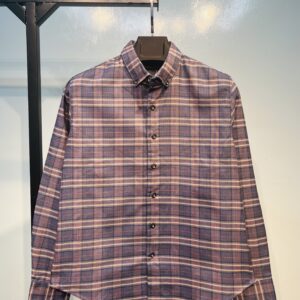 Full Sleeve Pocket Less Check Shirt