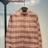 Full Sleeve Pocket Less Check Shirt