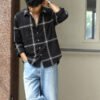 Milbas Royal Stitch Embroidery Shirt (Black)
